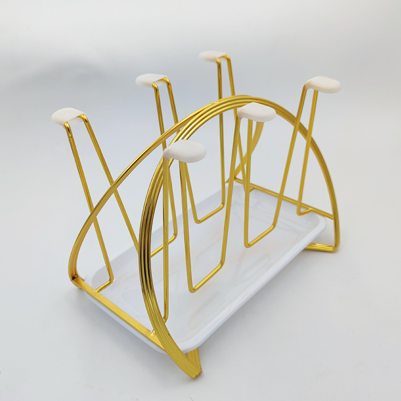 RSSJ004时尚镀金6杯架